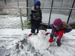 20150713 snow day 1 - snowman