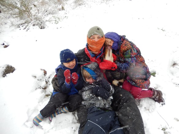 20150713 snow day 2 - Pete and kids
