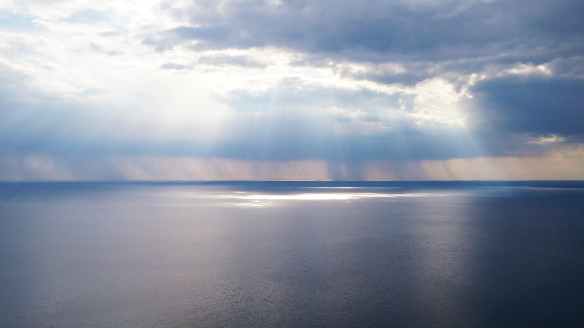 blue calm clouds natural